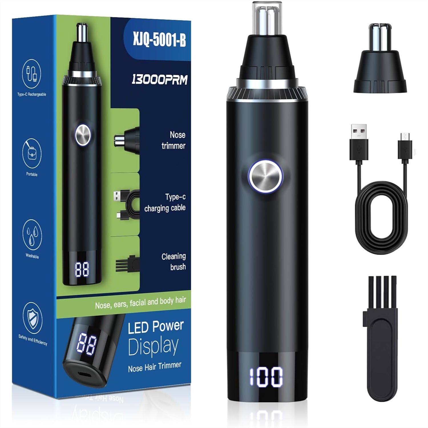 Men'S Grooming Blade - Ear and Nose Hair Trimmer for