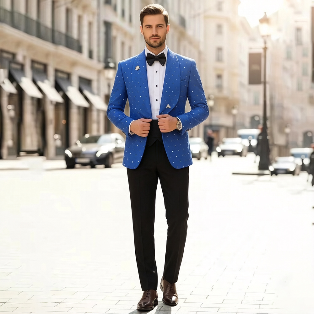 Mens Grooming Kit Luxury - Luxury 2 Pieces Men Suits Shawl