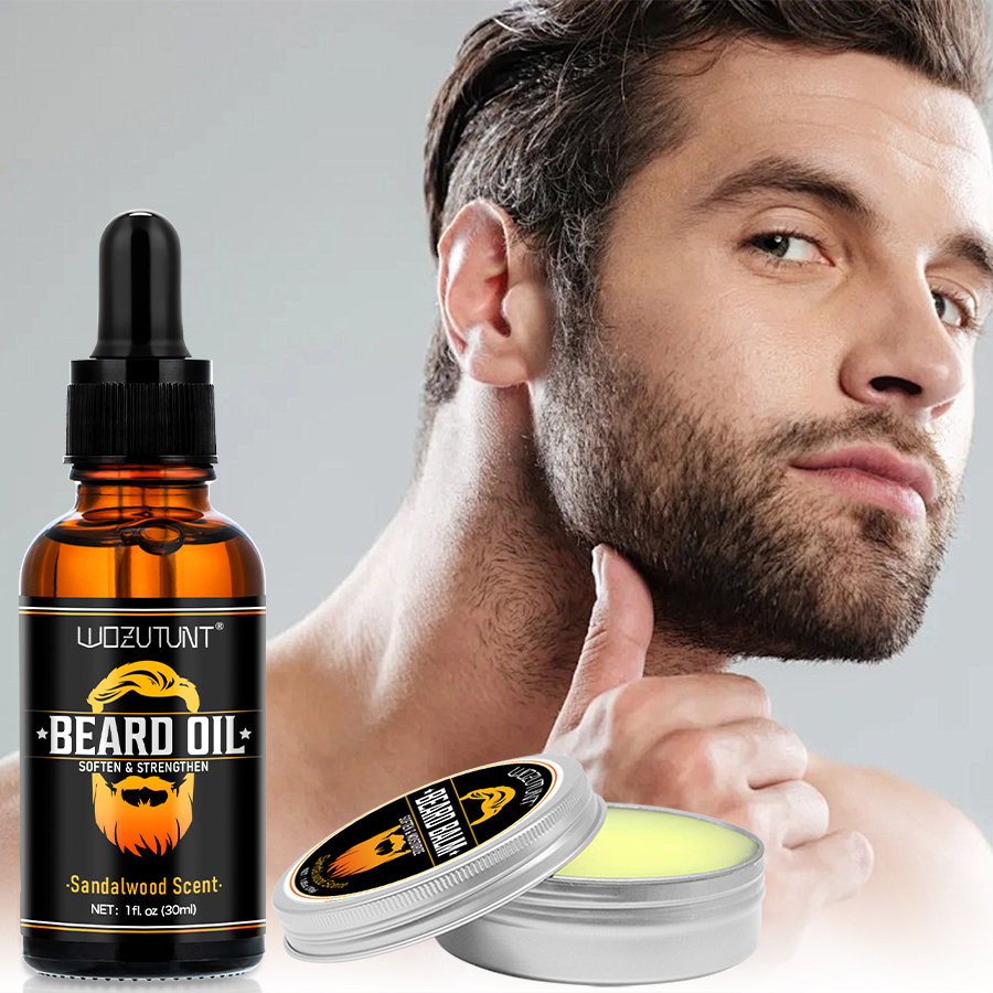Men'S Grooming Oil - 100% Natural Sandalwood Scent 30ml Beard