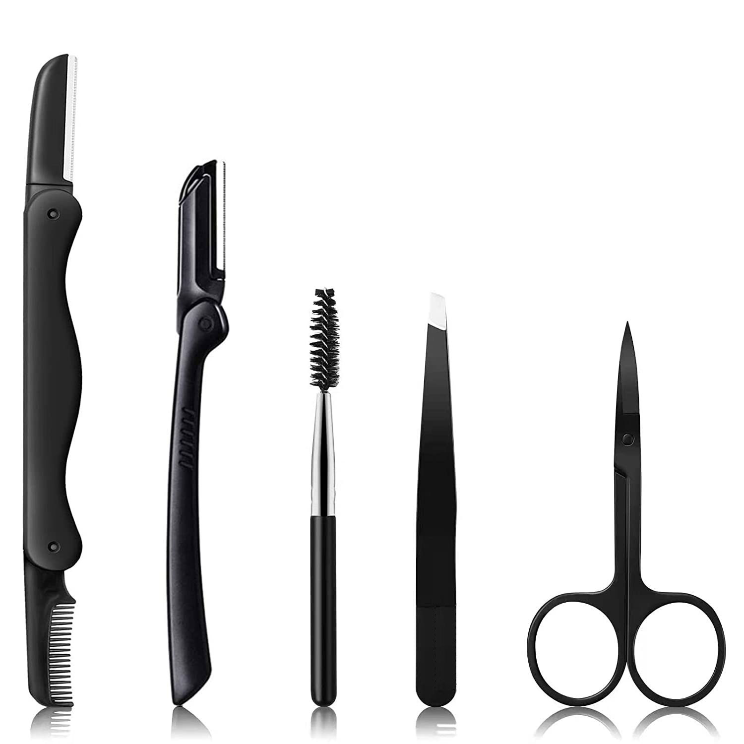 Men'S Grooming Brush - Eyebrow Razor Trimmer Kit Eyebrow Grooming