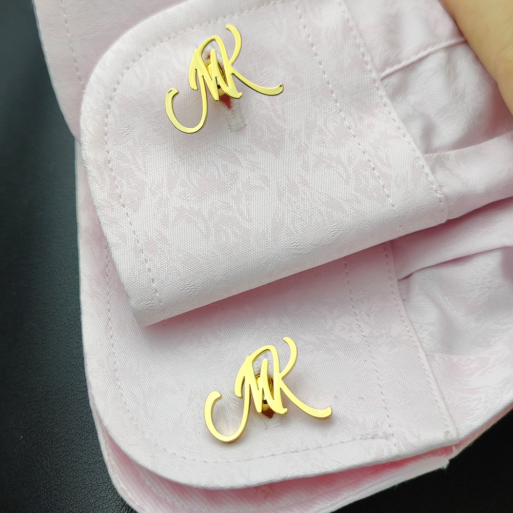 Men'S Grooming For Wedding - Custom Cufflinks for Groom Stainless Steel