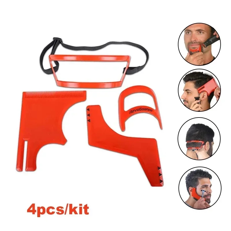 2/4Pcs Men's Beard Combs Hair  - огляд і ціна Men'S Grooming Scissors