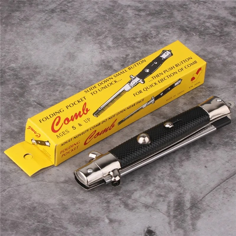 Folding Spring Comb for Men Wo - огляд і ціна Men'S Grooming Barbershop