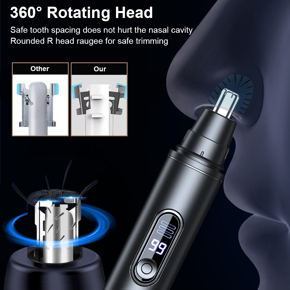 Nose Hair Trimmer for Men Elec - огляд і ціна Men'S Grooming Scissors