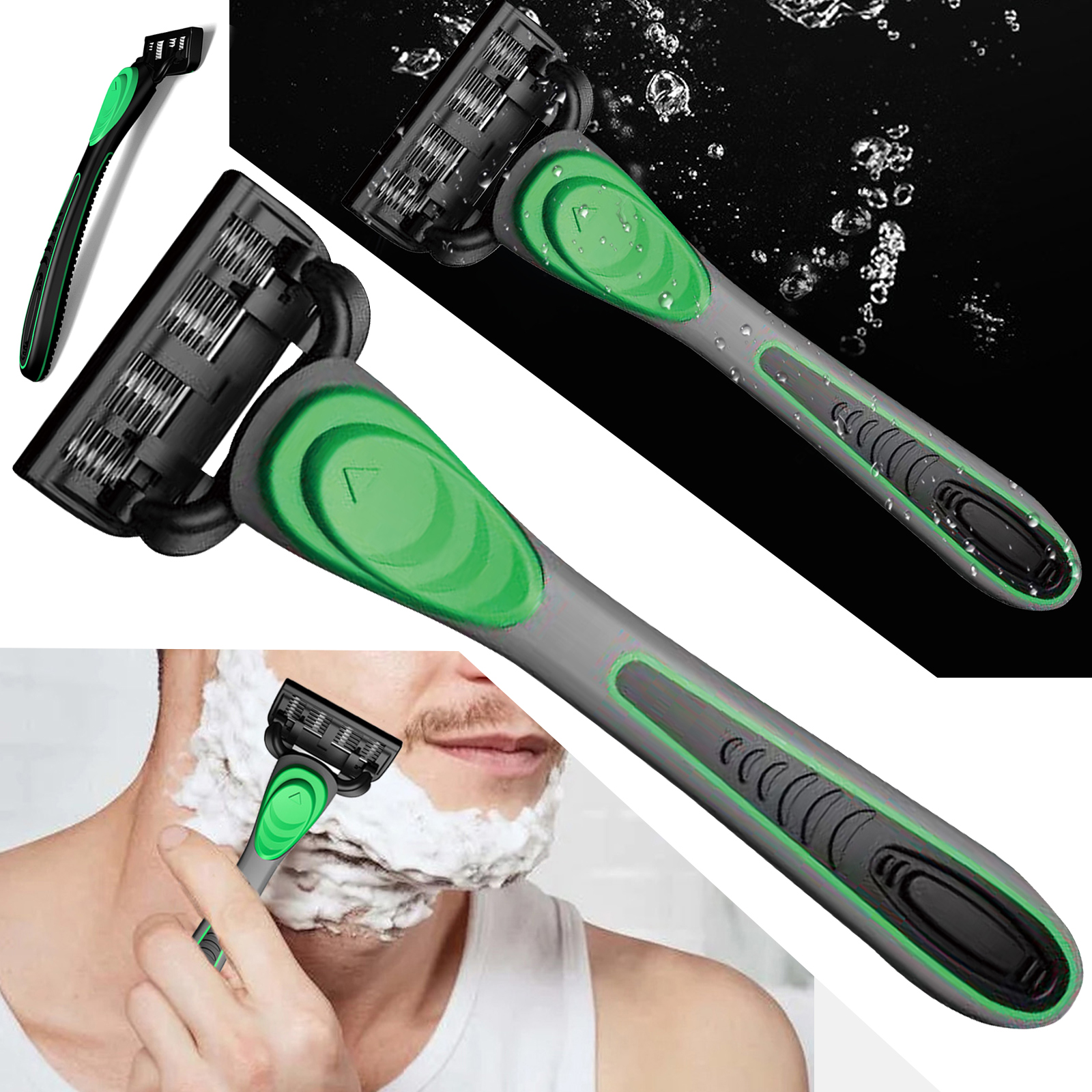 Men's 7-Layer Manual Razor Sha - огляд і ціна Men'S Grooming Gel