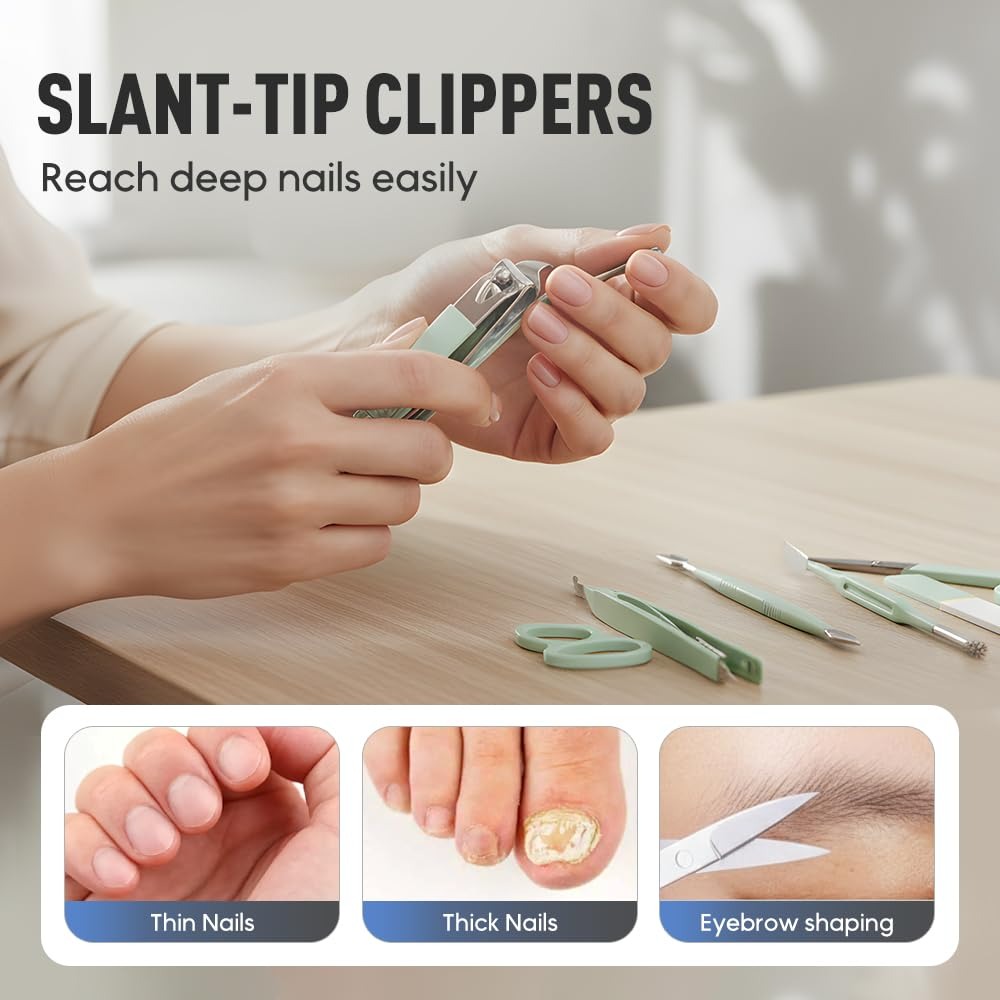 Manicure Set Nail Clippers set - огляд і ціна Mens Grooming Kit Luxury