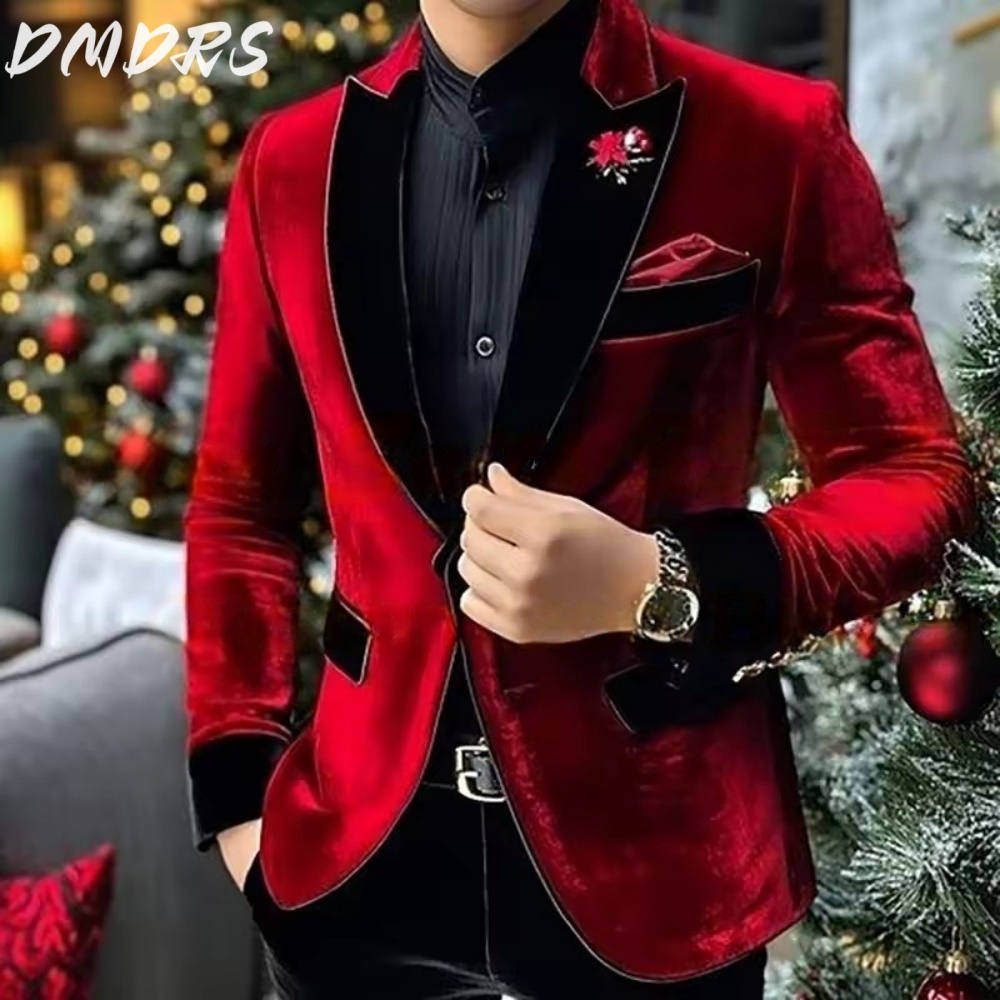 Formal Velvet Men Suits Fashio - огляд і ціна Men Grooming Outfit