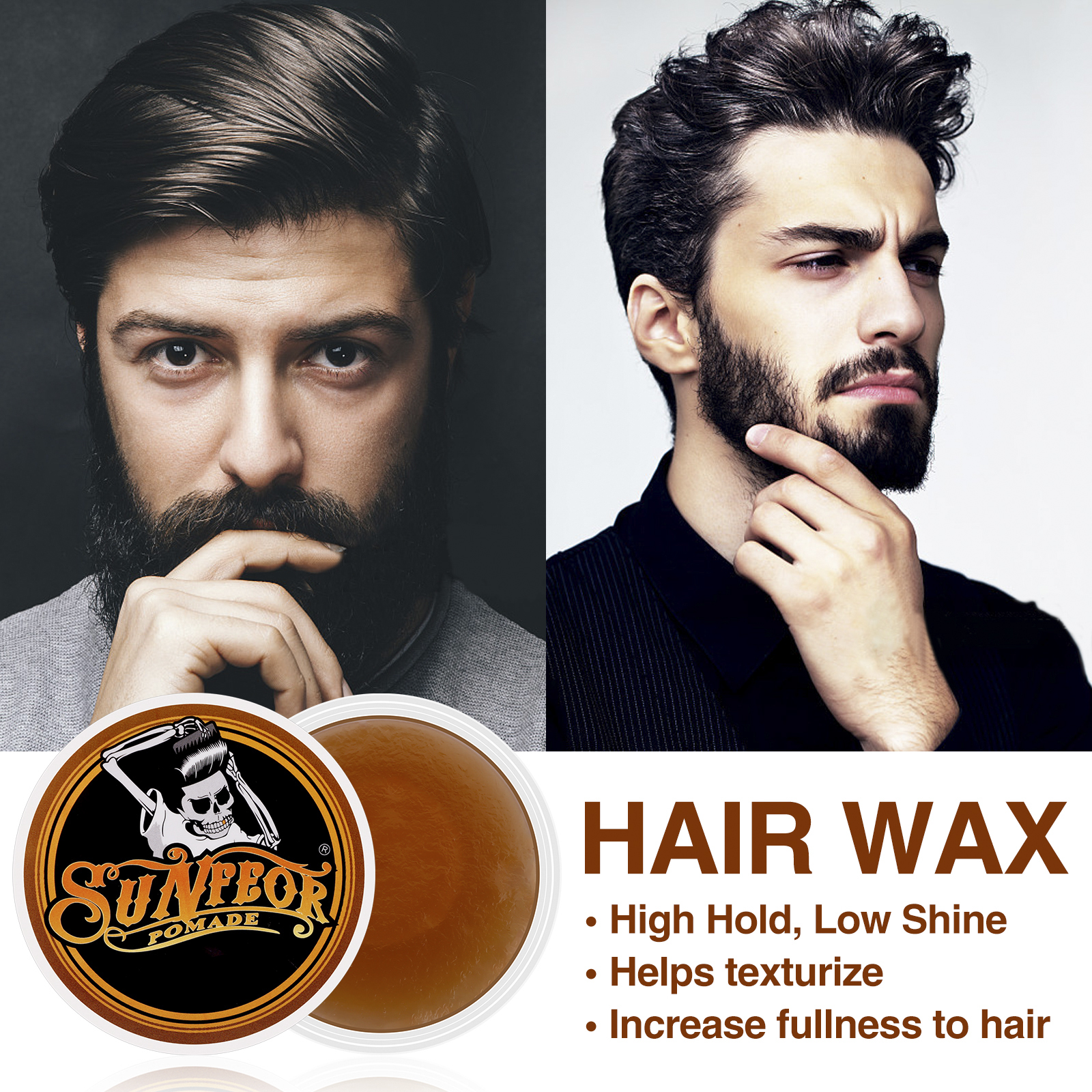 Professional Men Hair Wax Past - огляд і ціна Men'S Grooming Gel