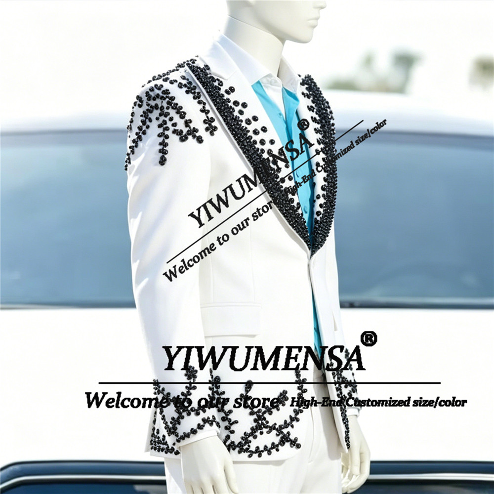 Male Fashion Pearls Suits Men  - огляд і ціна Men Grooming Outfit