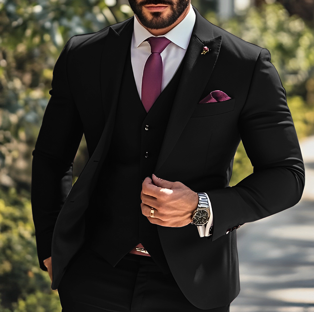 Burgundy Formal Boys Suit 3 Pi - огляд і ціна Men Grooming Outfit