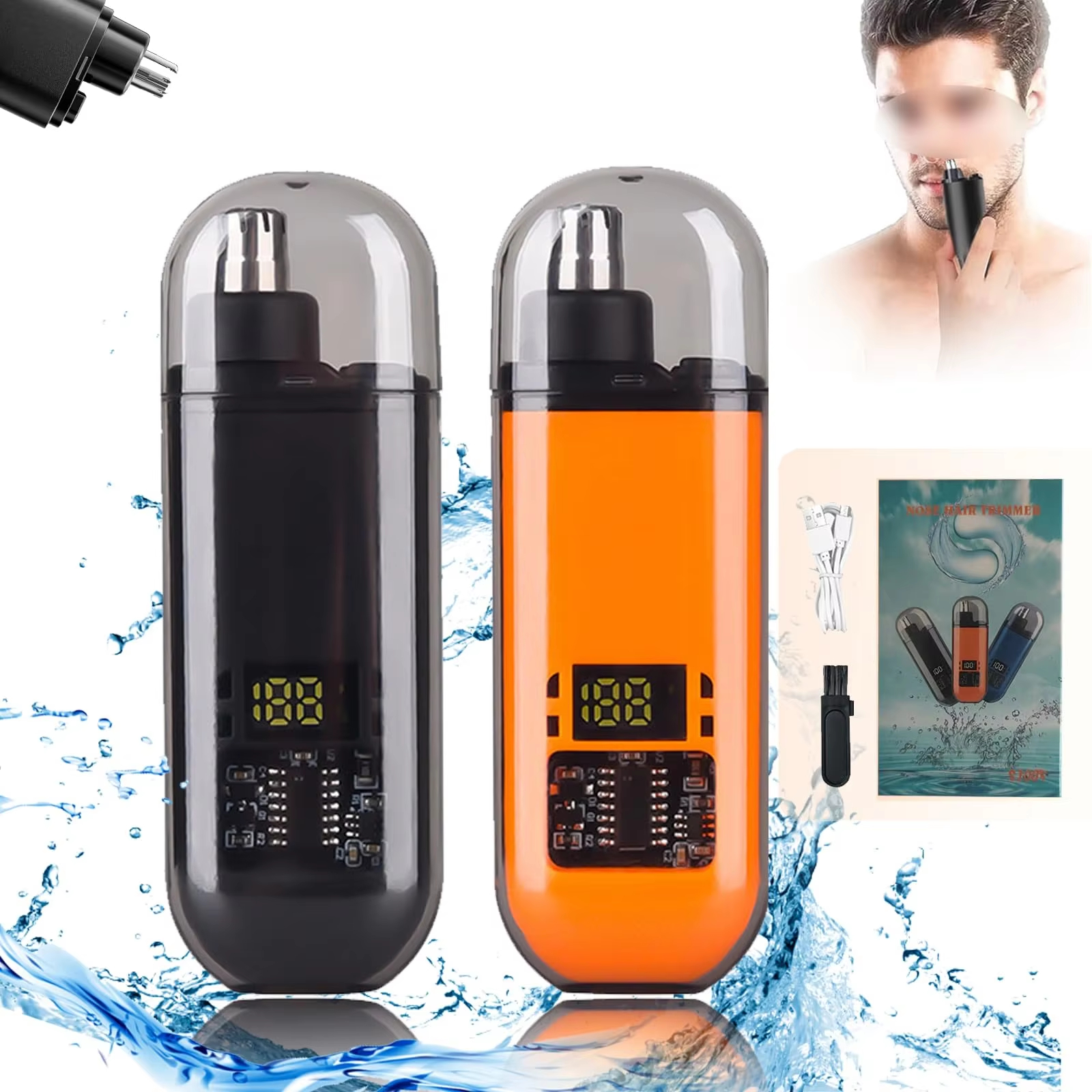 Suitable for men, USB charging - огляд і ціна Men'S Grooming Scissors