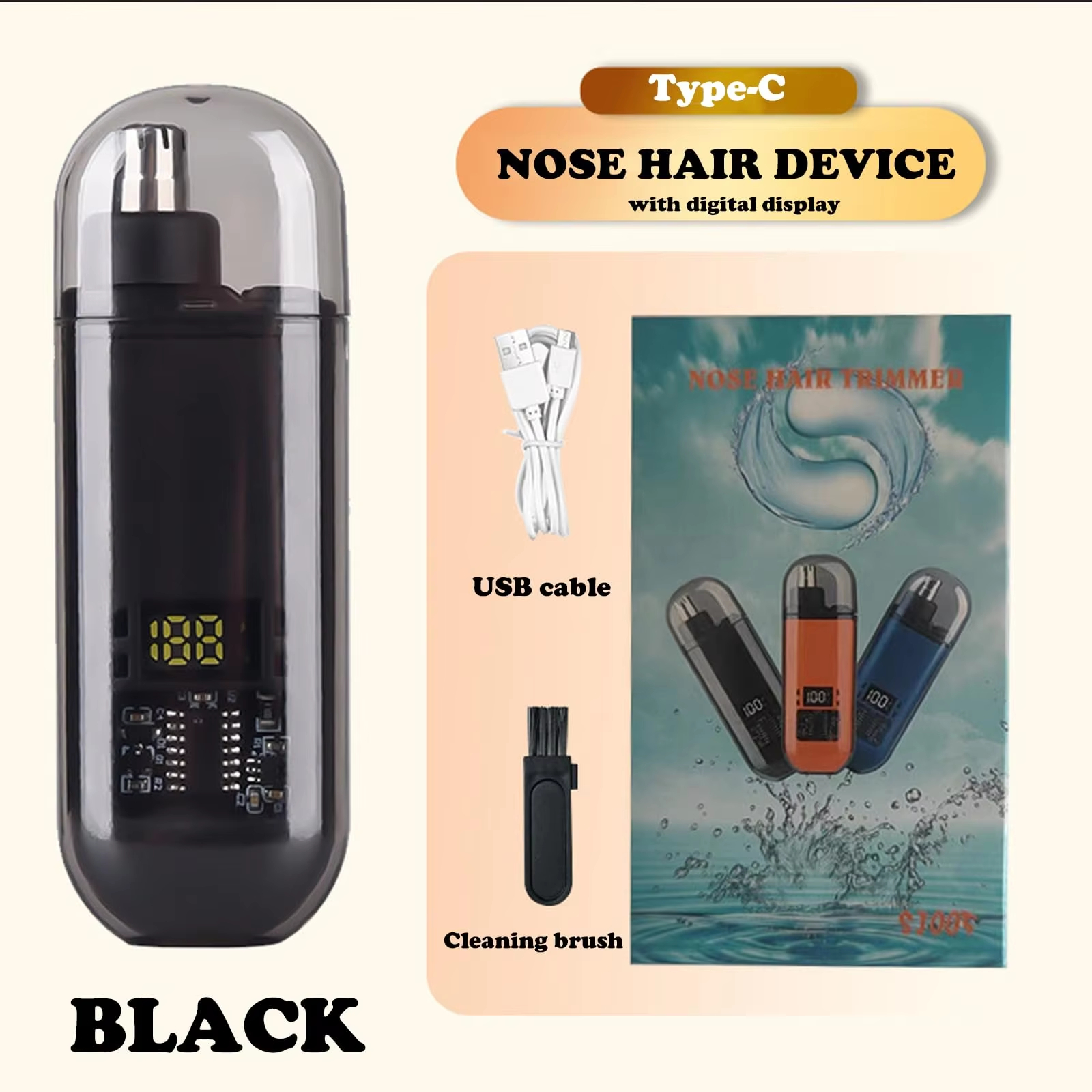 Suitable for men, USB charging - огляд і ціна Men'S Grooming Scissors