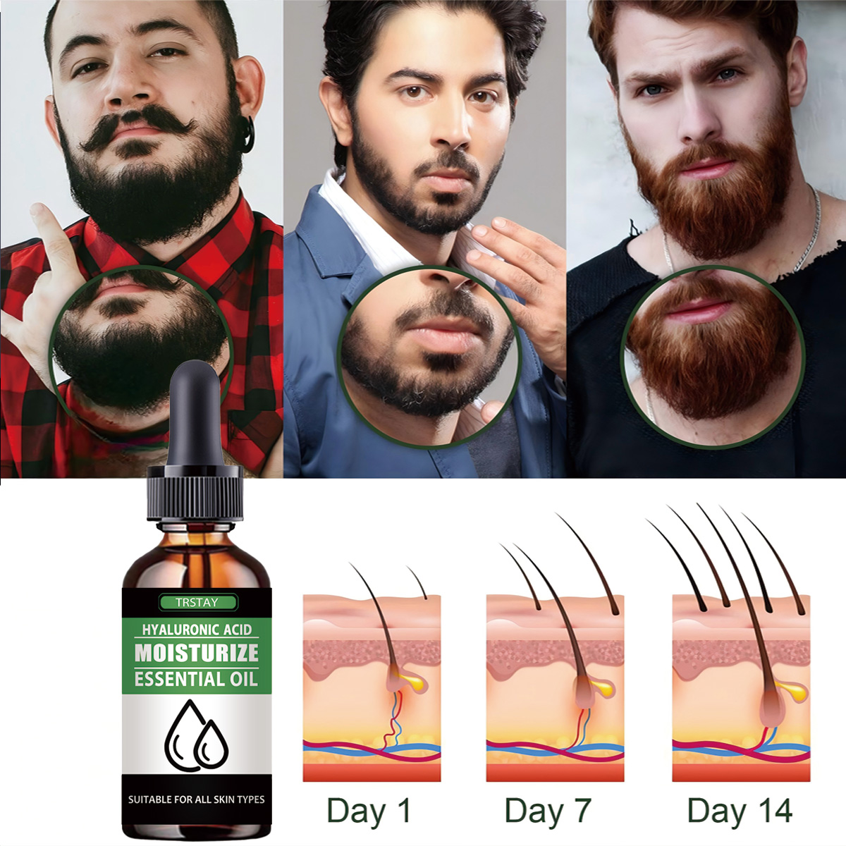100%Natural Accelerate Facial  - огляд і ціна Men'S Grooming Oil