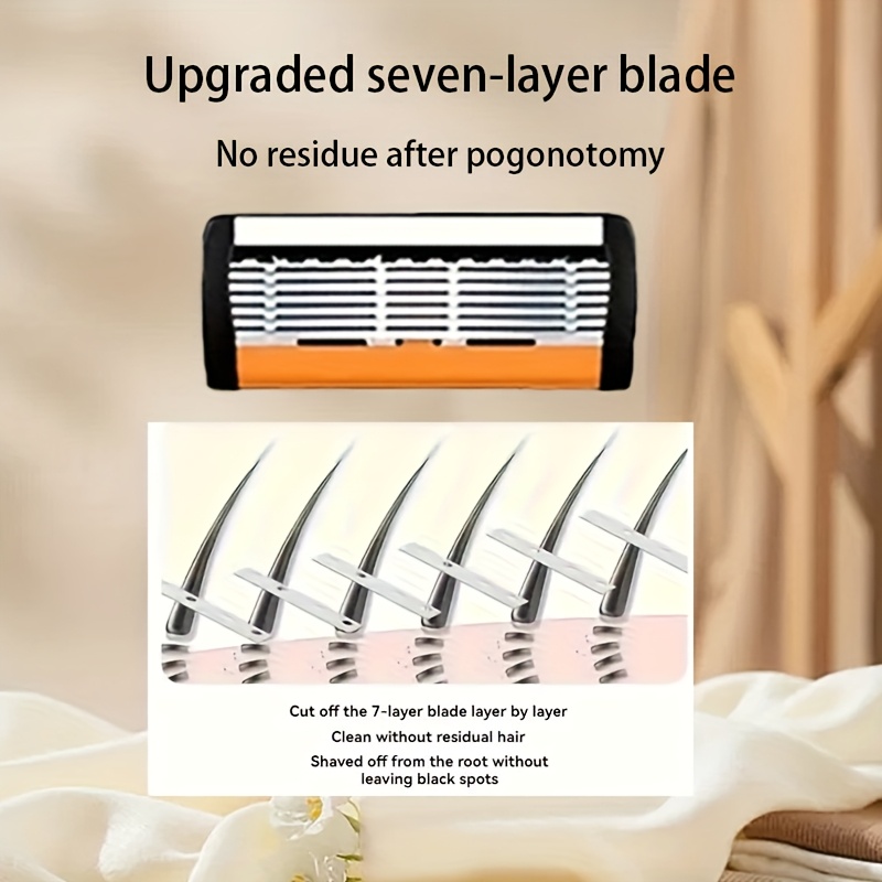 Men Stainless Steel Razor Shar - огляд і ціна Men'S Grooming Blade
