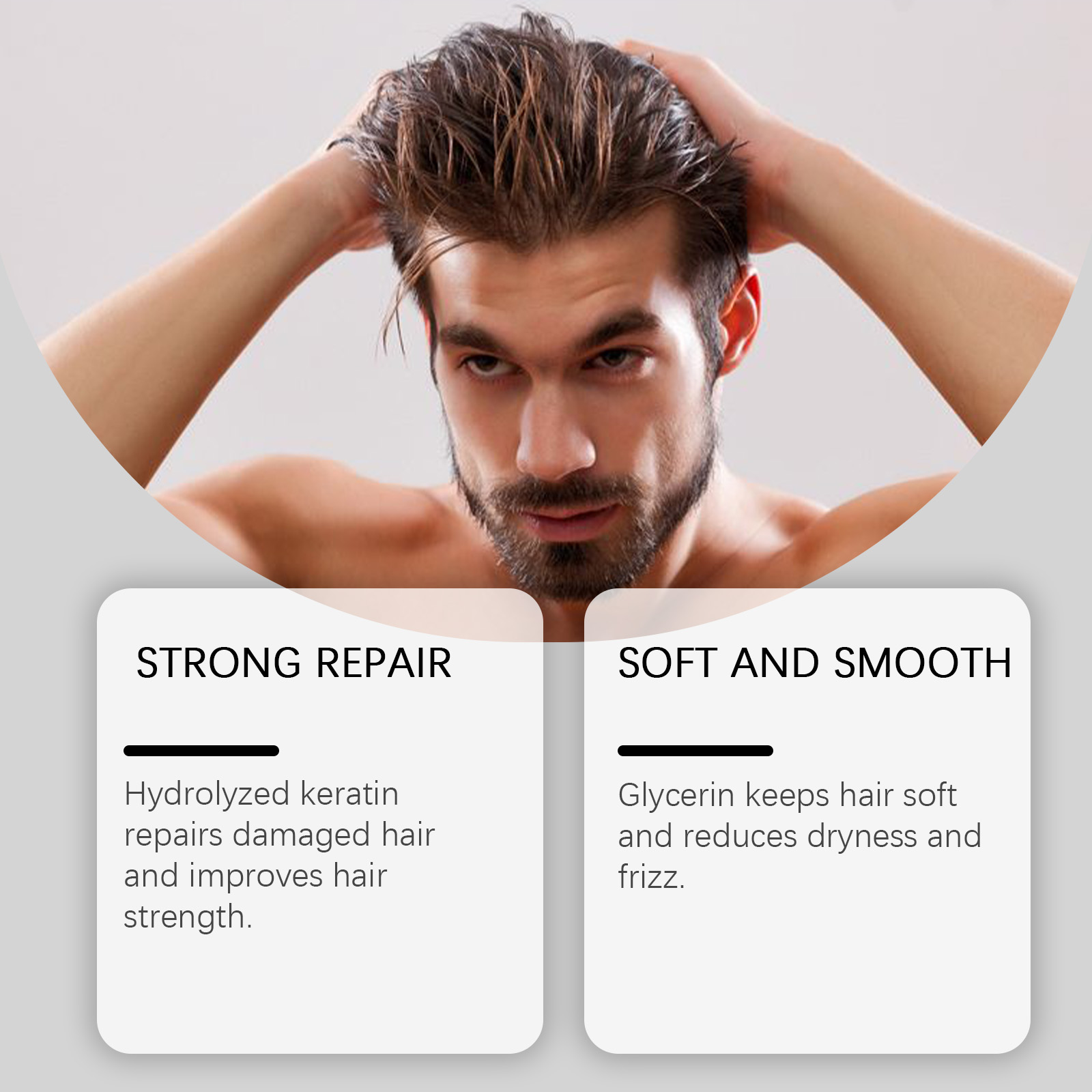 Keratin Hair Styling Cream Str - огляд і ціна Men'S Grooming Gel