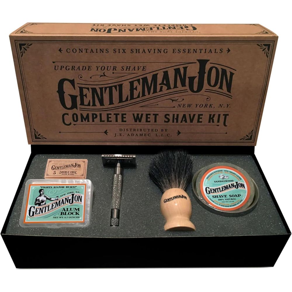 Classic Wet Shave Grooming Kit - огляд і ціна Men'S Grooming Brush