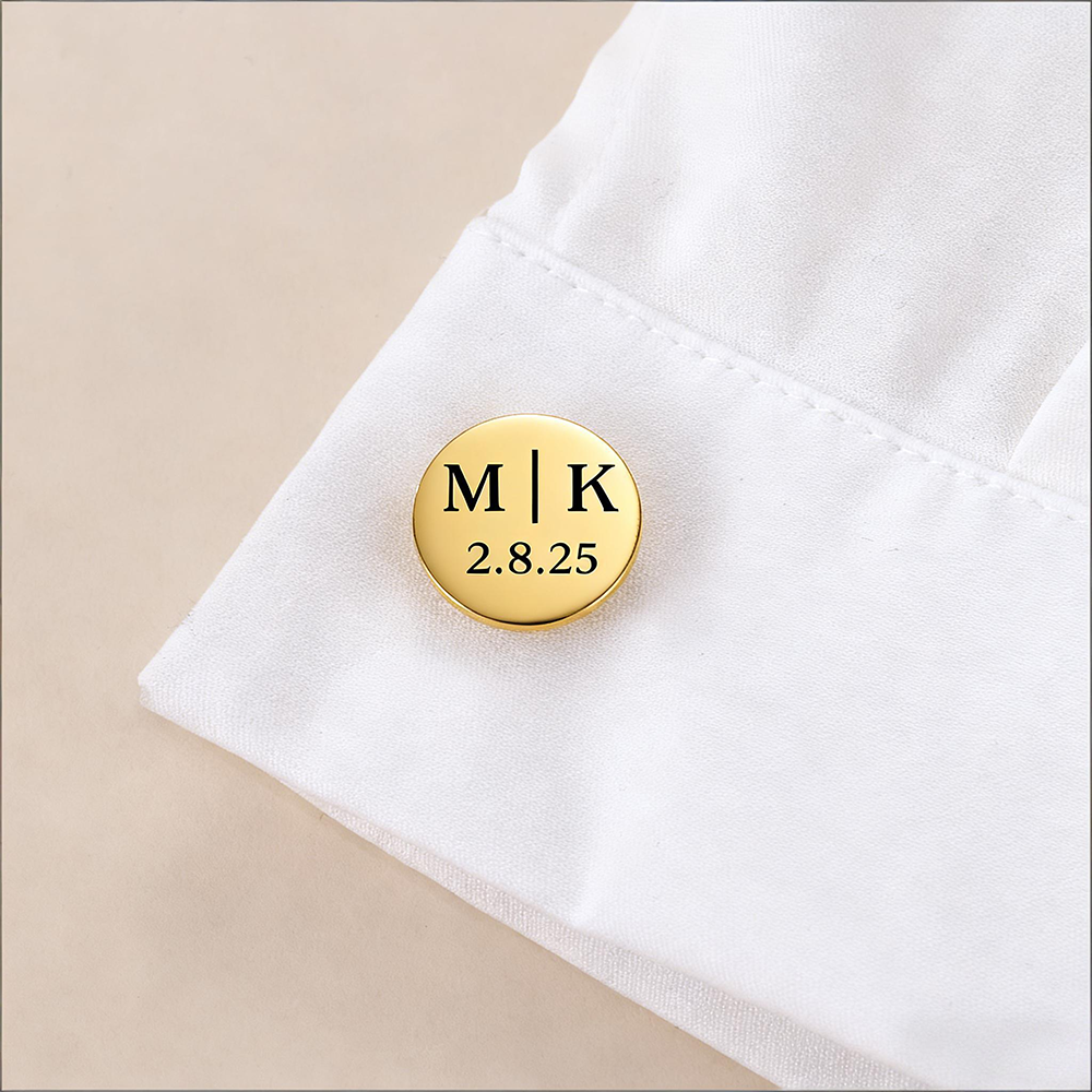 Custom Date Cufflinks Stainles - огляд і ціна Men'S Grooming For Wedding