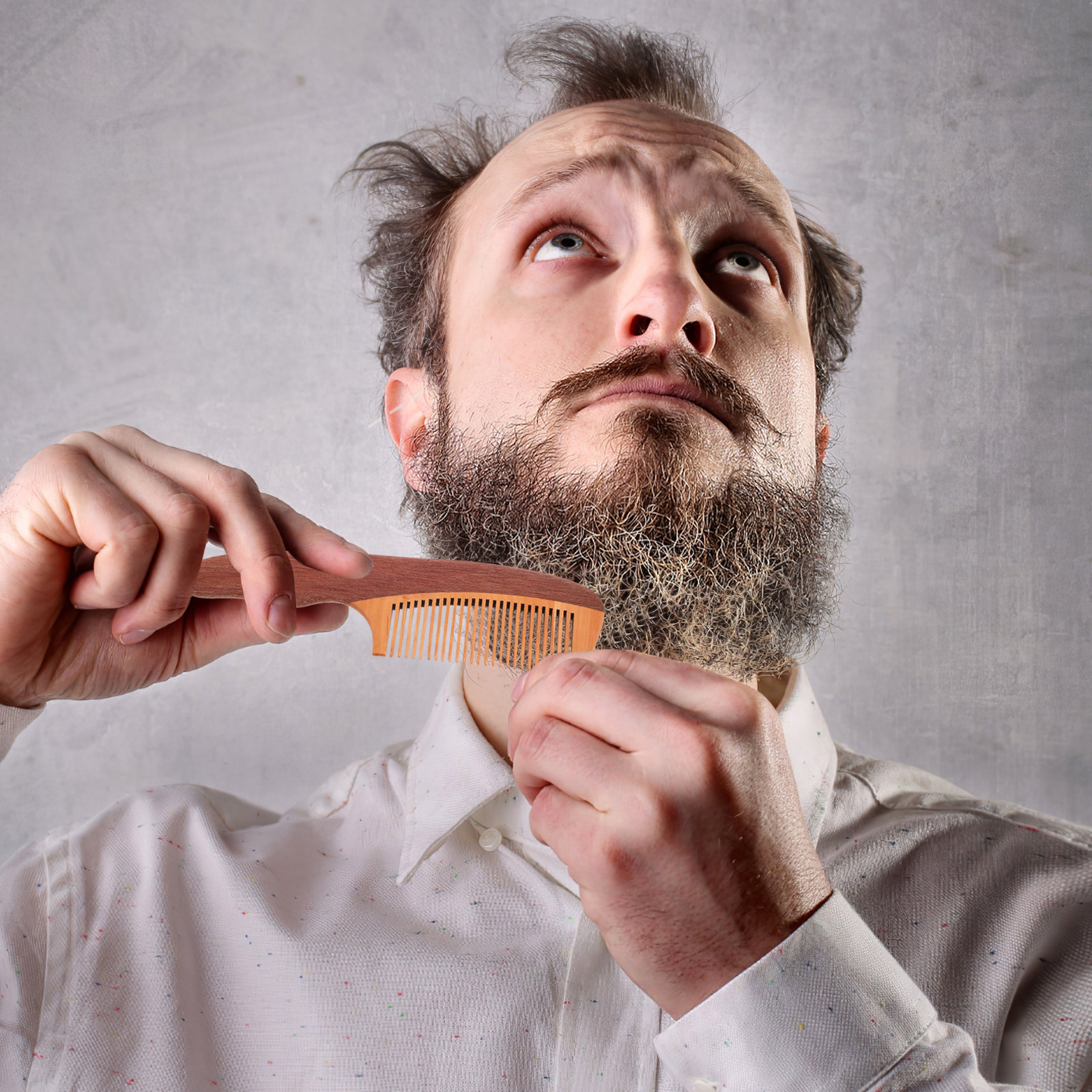 Wooden Beard Comb for Men Pock - огляд і ціна Men'S Grooming Oil