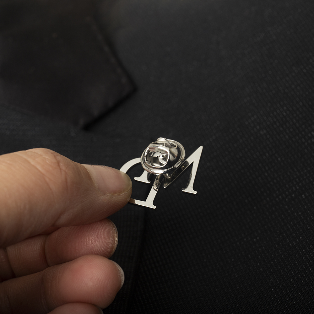 Tangula Custom Initials Brooch - огляд і ціна Men'S Grooming For Wedding