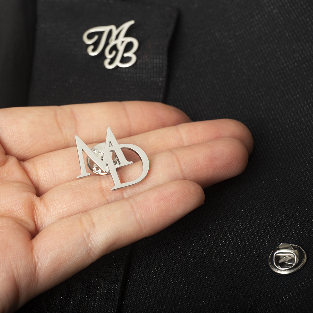 Tangula Custom Initials Brooch - огляд і ціна Men'S Grooming For Wedding