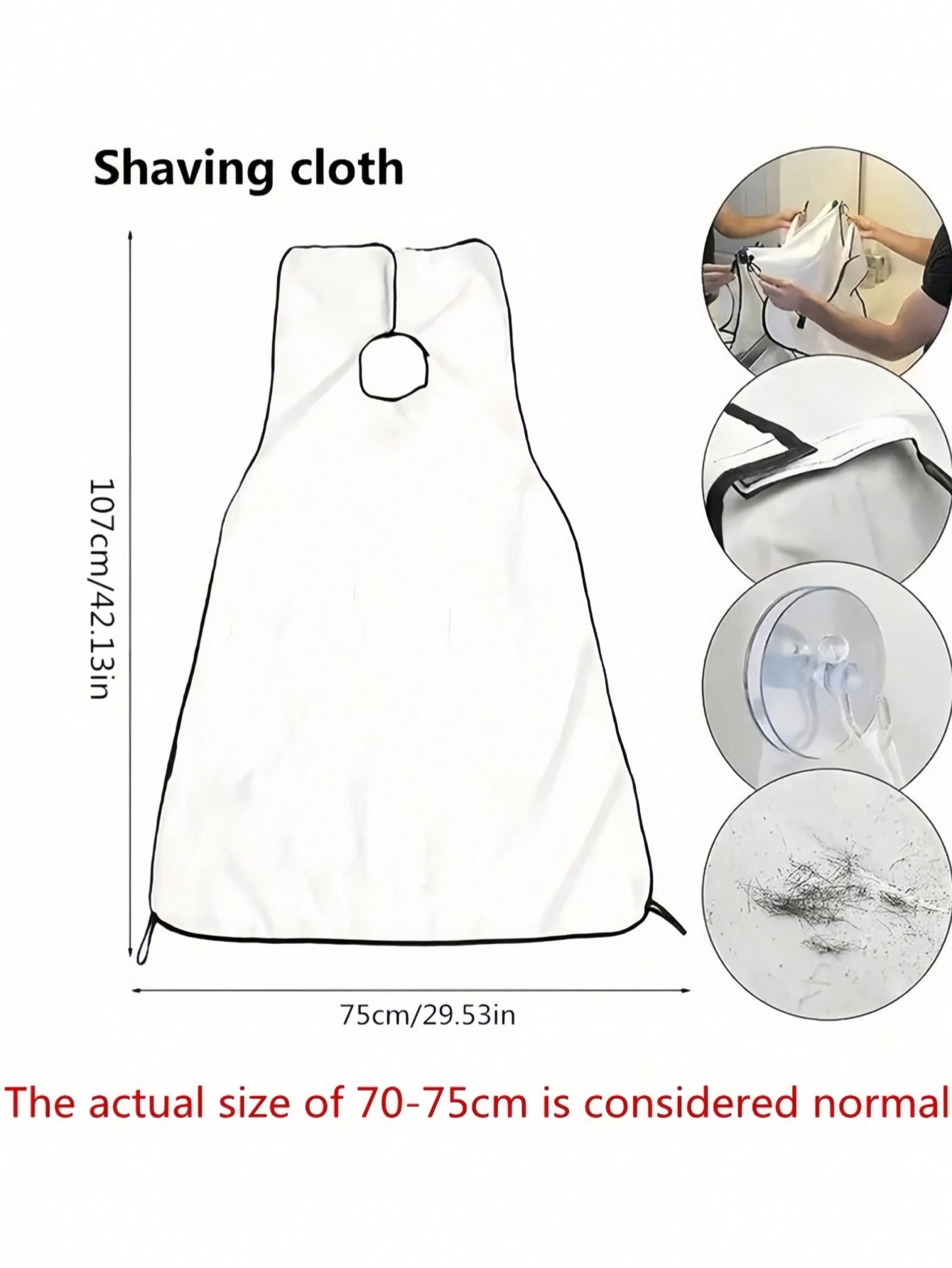 1/2/3Pcs 60CM Waterproof Reusa - огляд і ціна Men'S Grooming Barbershop