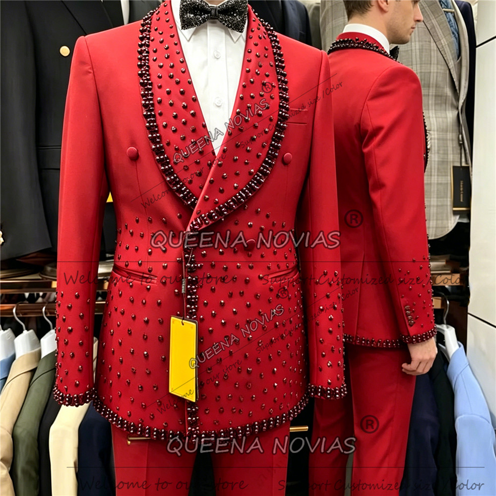 Luxury Diamond Beaded Suit Men - огляд і ціна Mens Grooming Kit Luxury