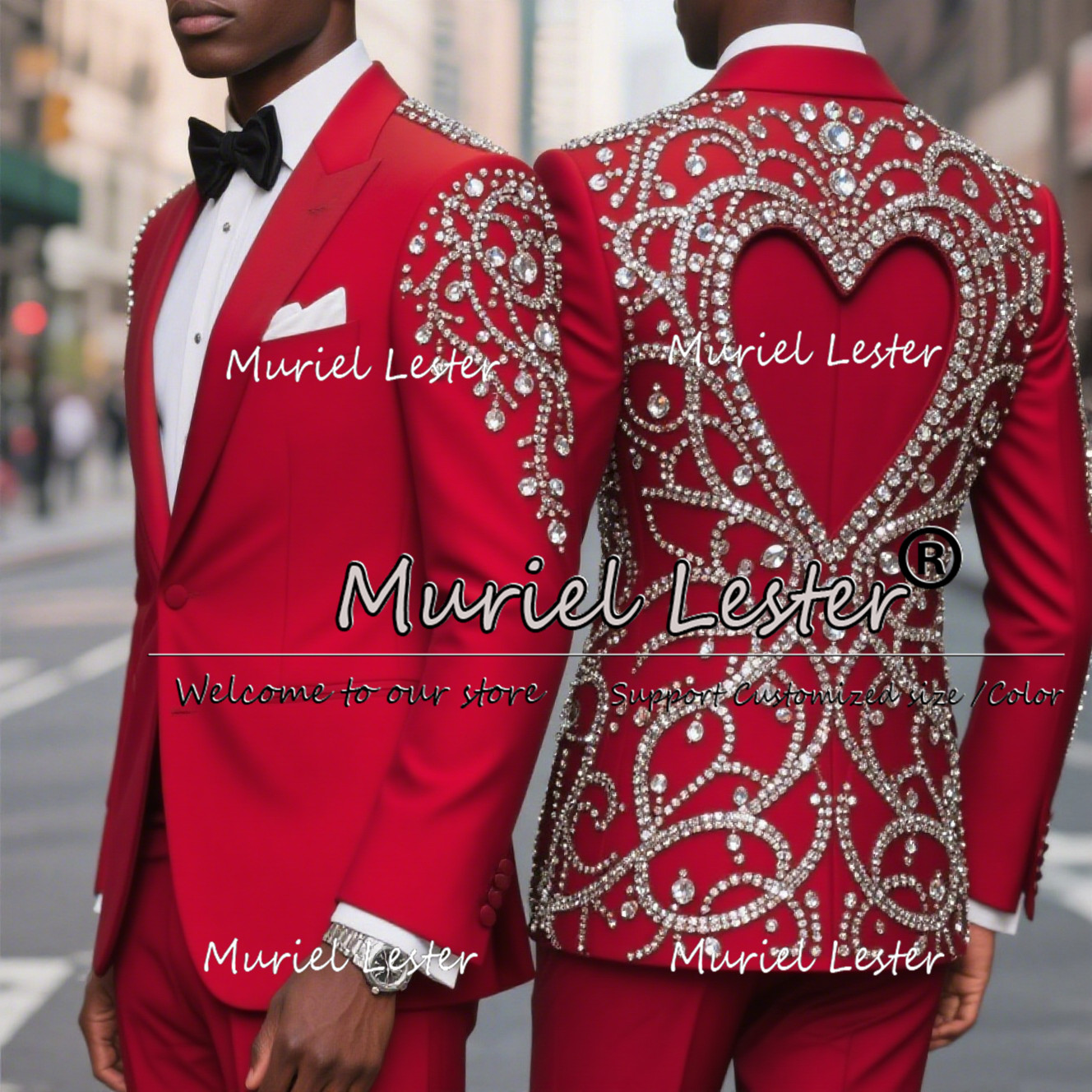 Luxury Beaded Stones Tuxedos S - огляд і ціна Mens Grooming Kit Luxury