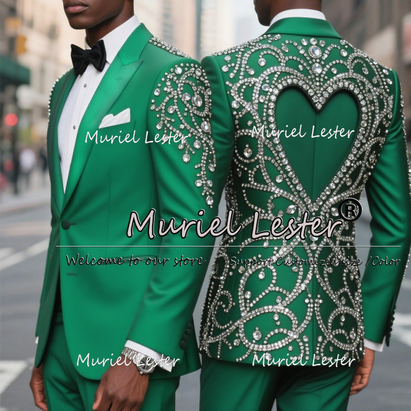 Luxury Beaded Stones Tuxedos S - огляд і ціна Mens Grooming Kit Luxury