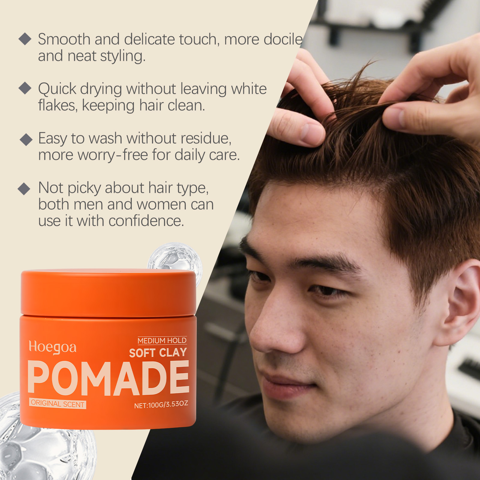 Original Hair Wax Long-Lasting - огляд і ціна Men'S Grooming Gel