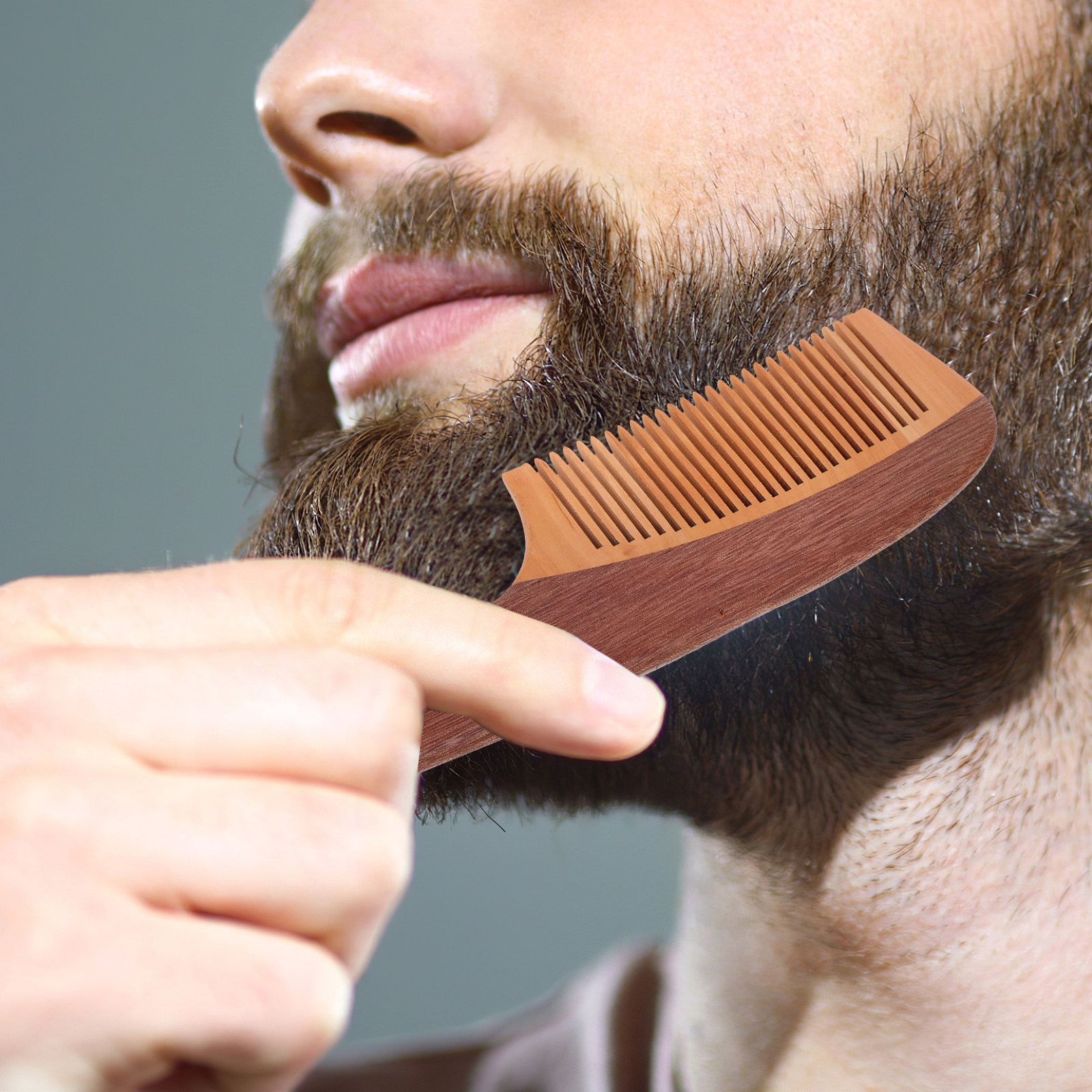 Portable Beard Comb for Men Na - огляд і ціна Men'S Grooming Brush
