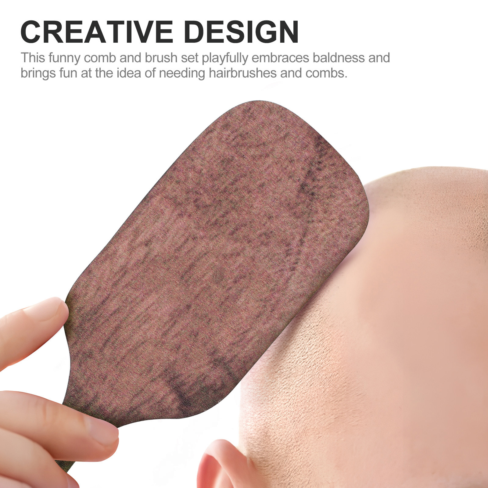 1Set Bald Man Comb Brush Funny - огляд і ціна Men'S Grooming Brush