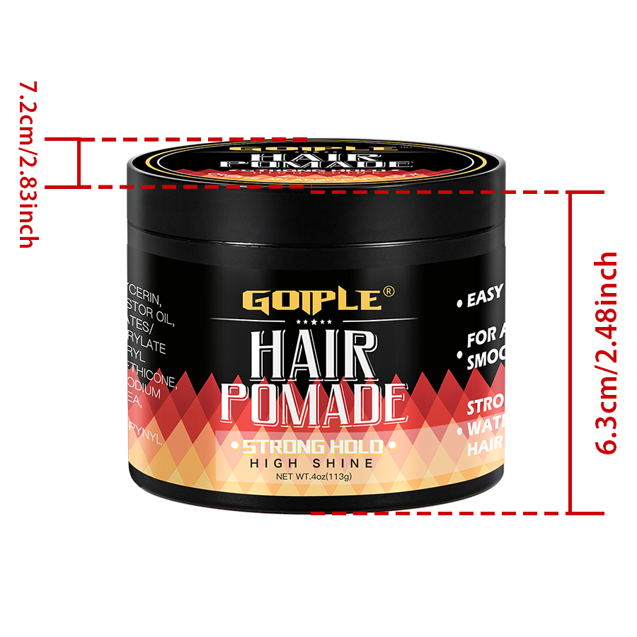 GOIPLE 113g Men Hair Pomade Hi - огляд і ціна Men'S Grooming Gel