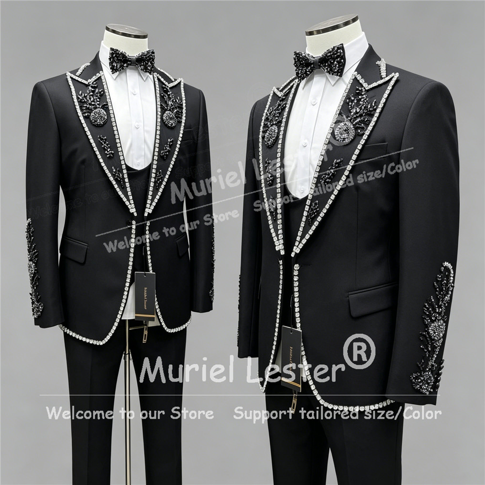 Luxury Rhinestone Beads Suits  - огляд і ціна Mens Grooming Kit Luxury