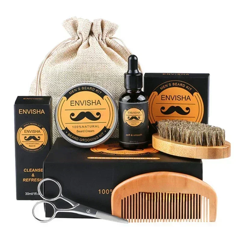 6pcs/set Men Beard Barba Groom - огляд і ціна Men'S Grooming Scissors