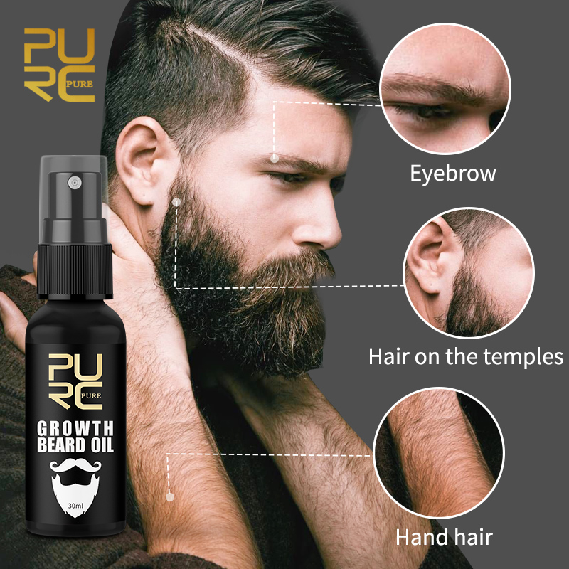 PURC Beard Growth Oil for Men  - огляд і ціна Men'S Grooming Oil