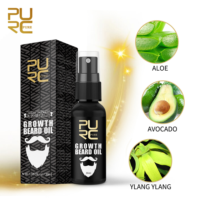 PURC Beard Growth Oil for Men  - огляд і ціна Men'S Grooming Oil