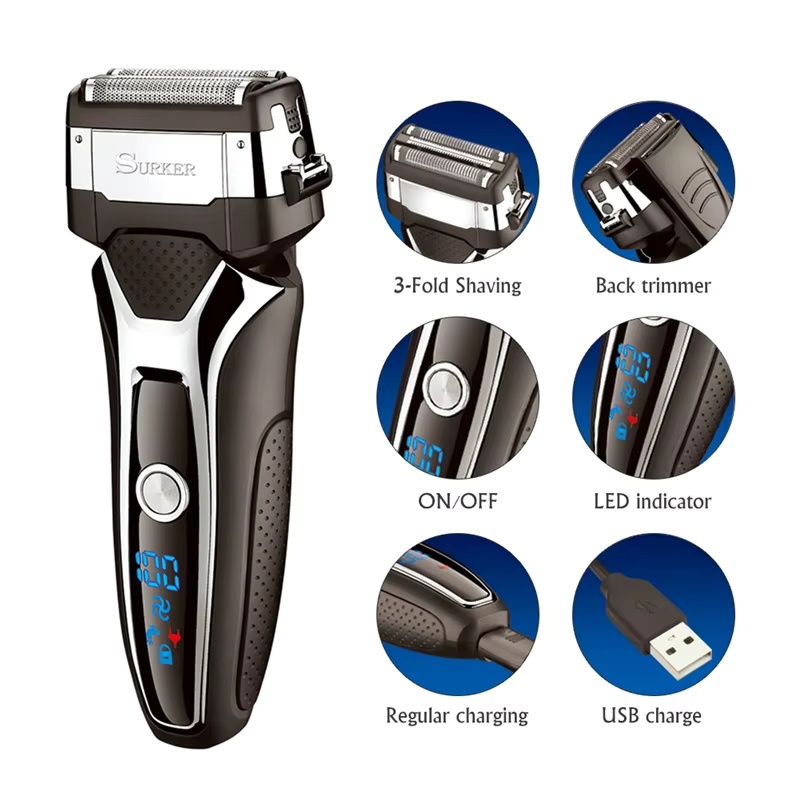 Surker Electric Shaver for Men - огляд і ціна Men'S Grooming Blade