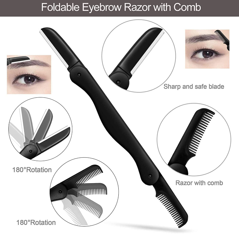 Eyebrow Razor Trimmer Kit Eyeb - огляд і ціна Men'S Grooming Brush