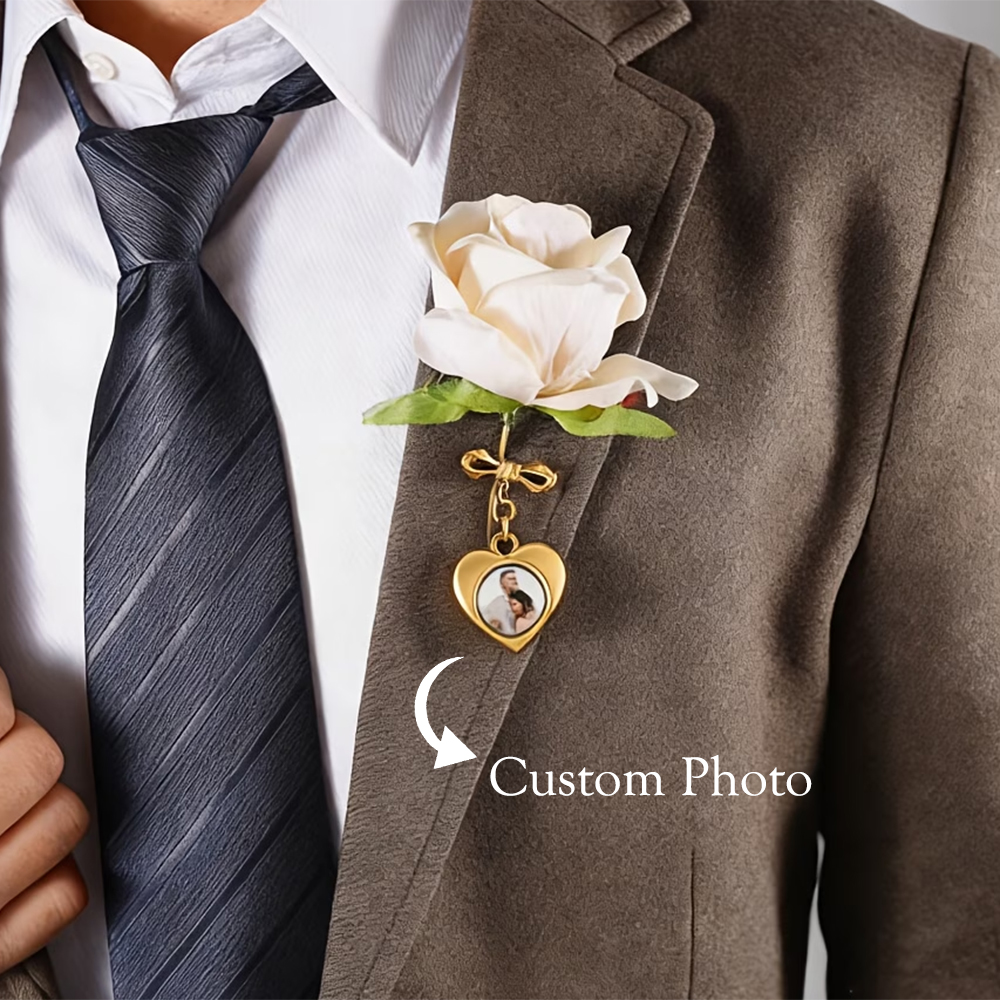 Custom Photo Brooch For Women  - огляд і ціна Men'S Grooming For Wedding
