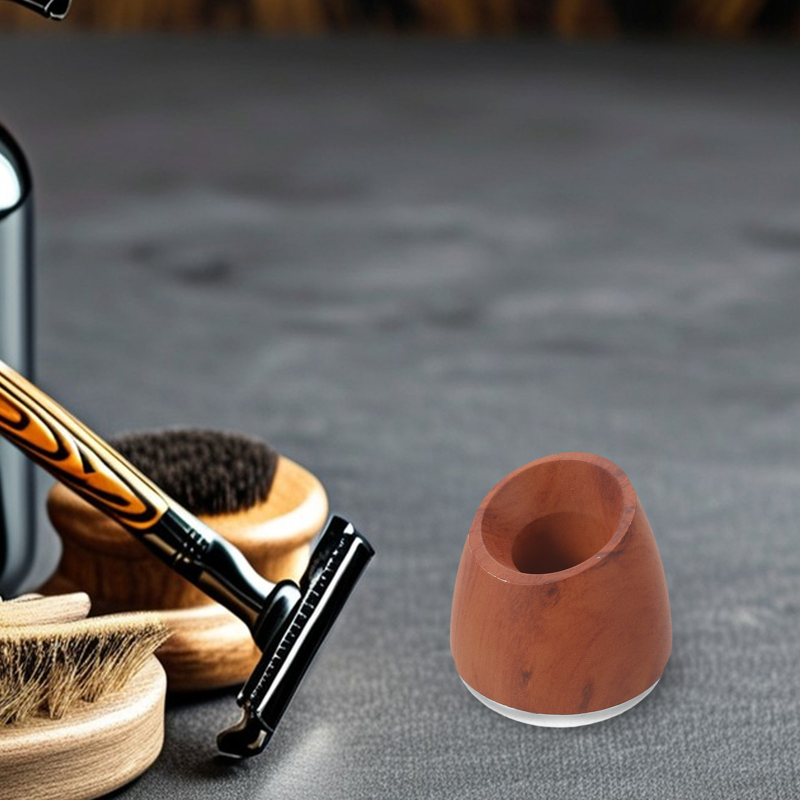 Two-Tone Metal Shaving Holder  - огляд і ціна Men'S Grooming Brush