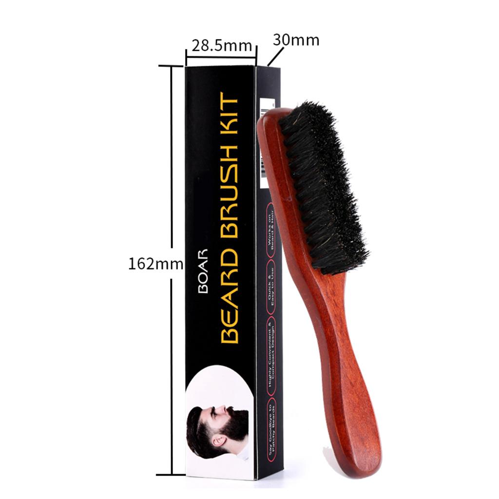 Wooden Beard Brush Long Handle - огляд і ціна Men'S Grooming Brush