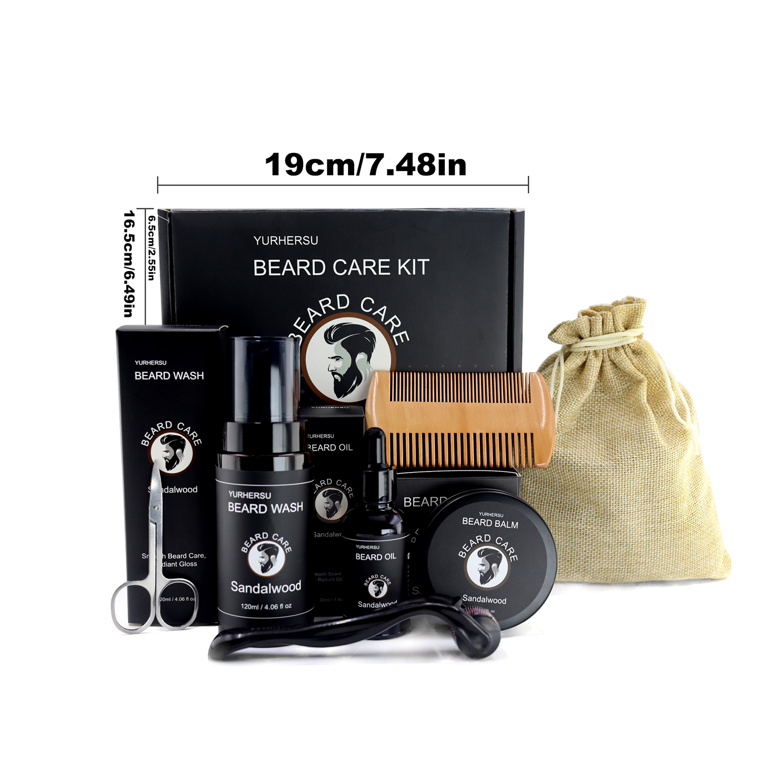 7Pcs Beard Care Kit for Men, G - огляд і ціна Men'S Grooming Oil